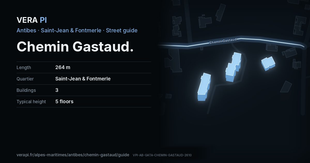 The VERA PI card for Chemin Gastaud