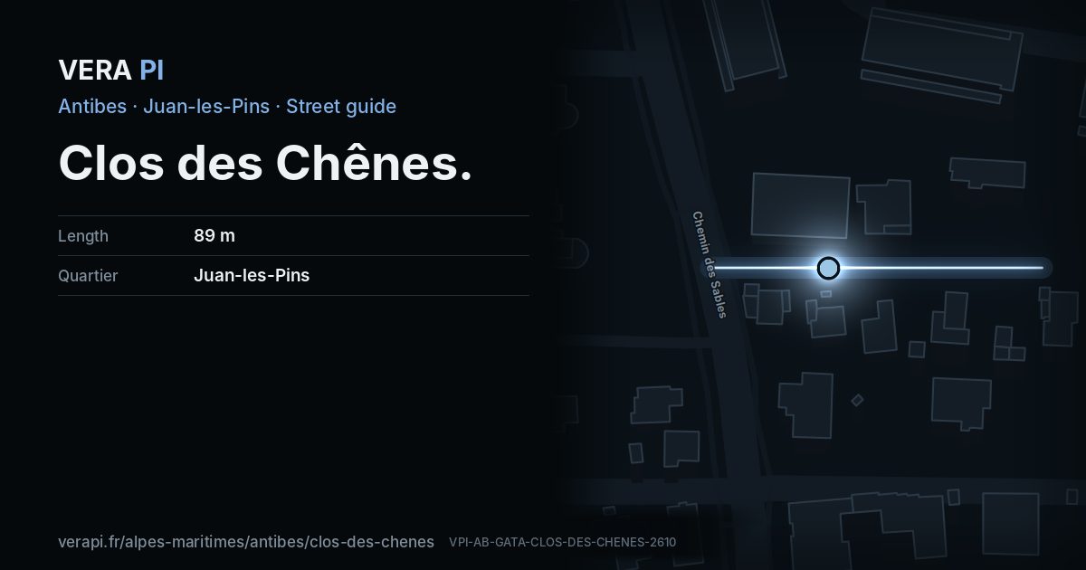 The VERA PI card for Clos des Chênes