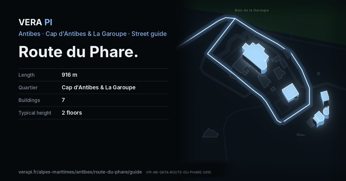 The VERA PI card for Route du Phare