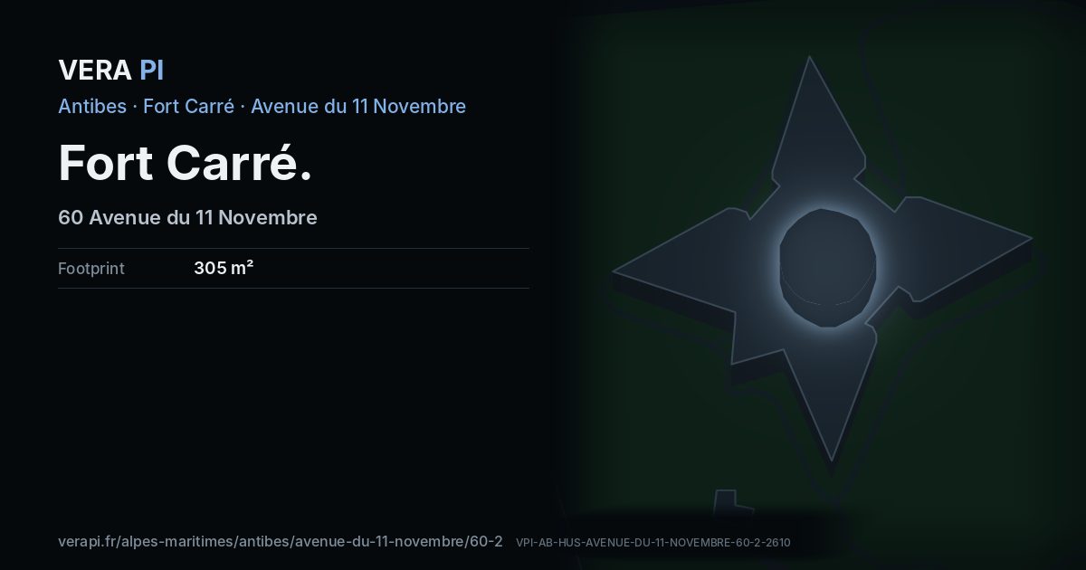 The VERA PI card for Fort Carré