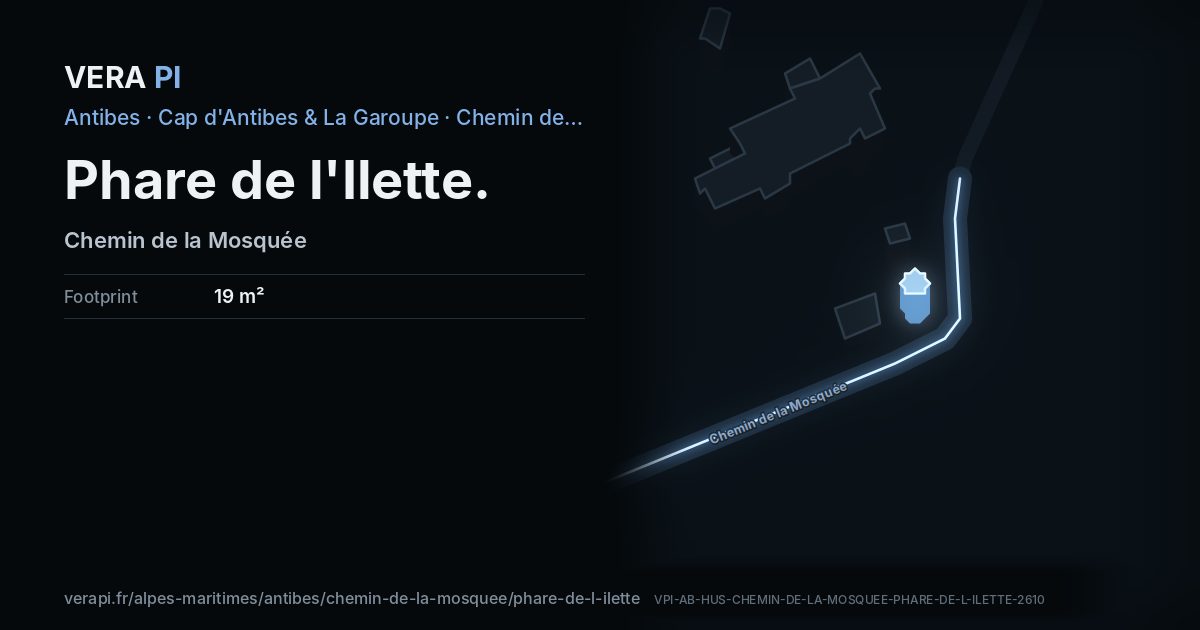 The VERA PI card for Phare de l'Ilette