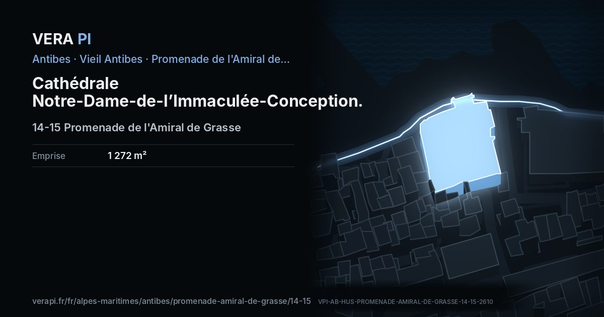 La carte VERA PI de Cathédrale Notre-Dame-de-l’Immaculée-Conception