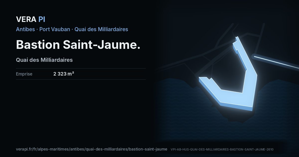 La carte VERA PI de Bastion Saint-Jaume