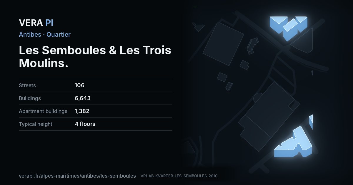 The VERA PI card for Les Semboules & Les Trois Moulins
