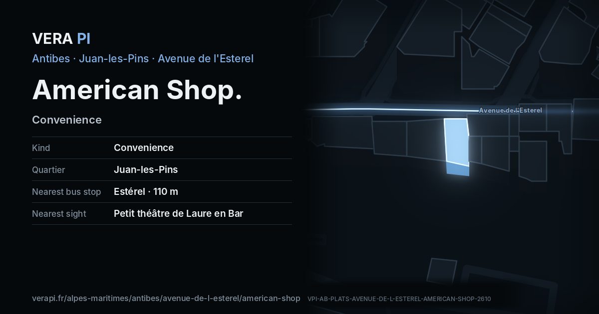The VERA PI card for American Shop