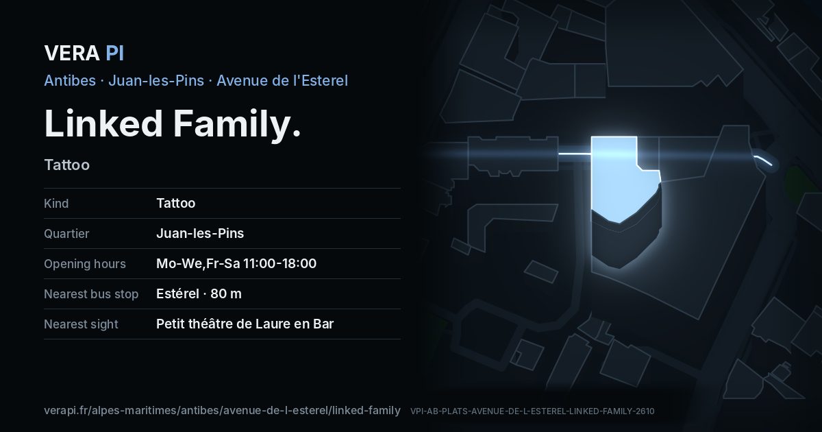 The VERA PI card for Linked Family