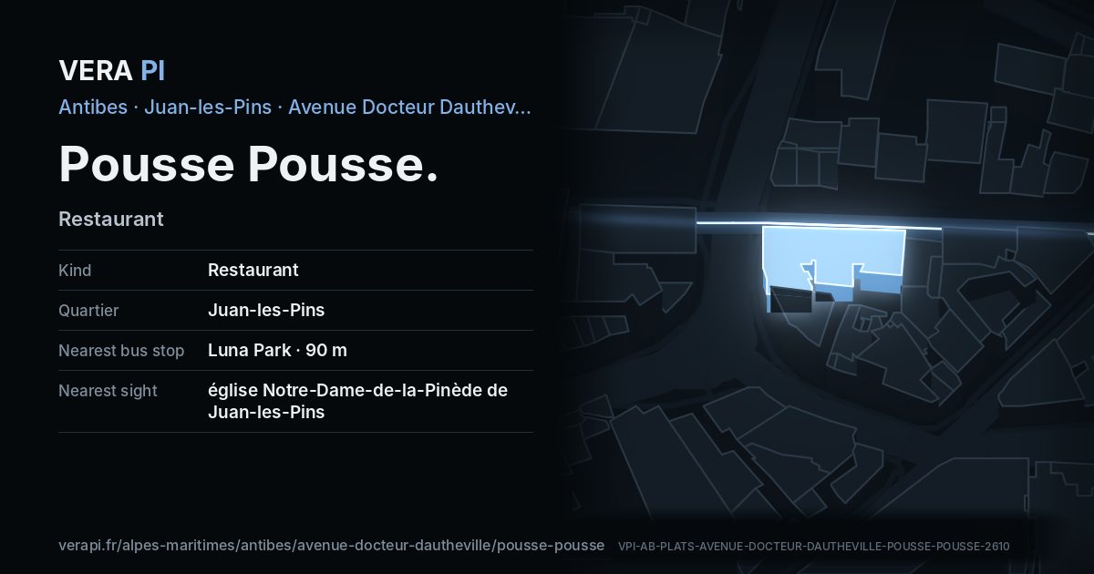 The VERA PI card for Pousse Pousse