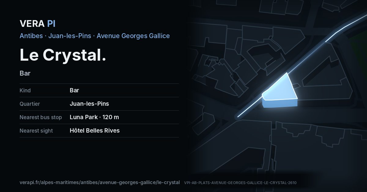 The VERA PI card for Le Crystal