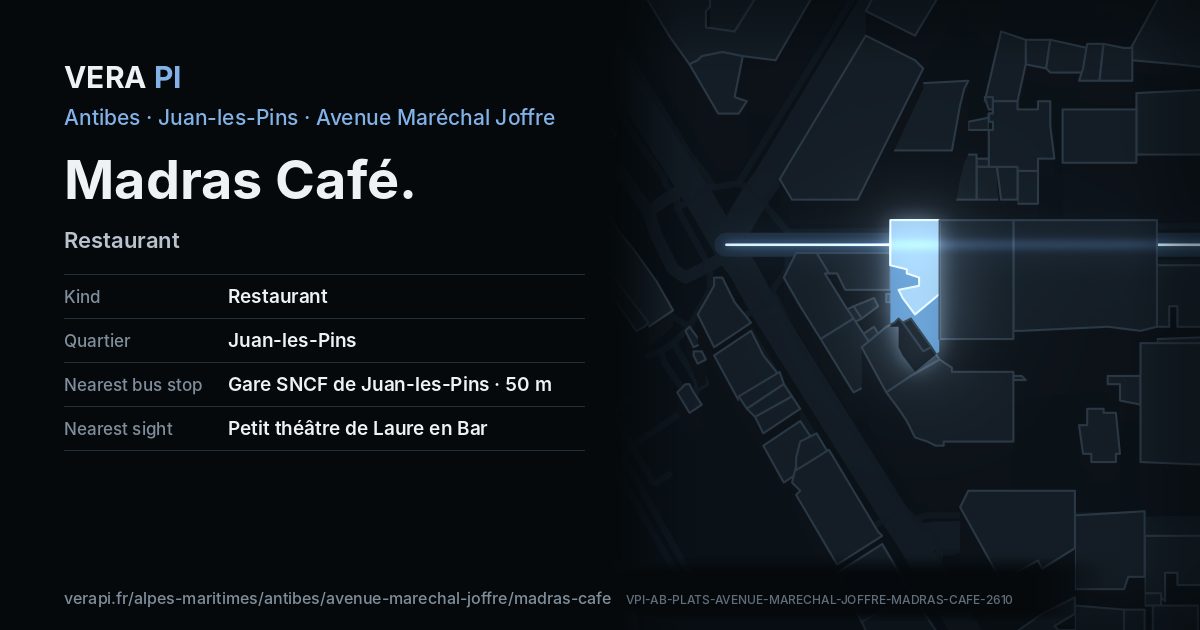 The VERA PI card for Madras Café
