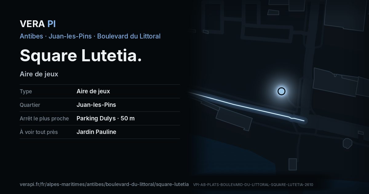 La carte VERA PI de Square Lutetia