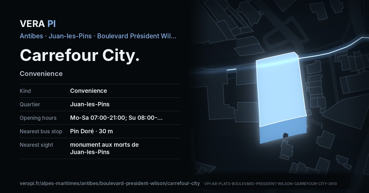The VERA PI card for Carrefour City
