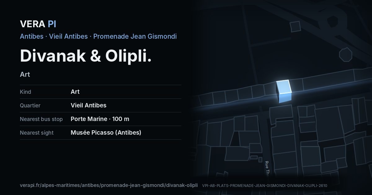 The VERA PI card for Divanak & Olipli