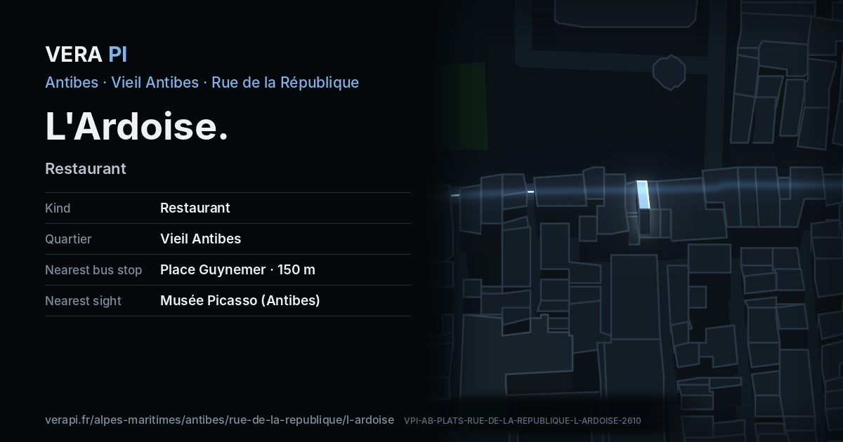The VERA PI card for L'Ardoise