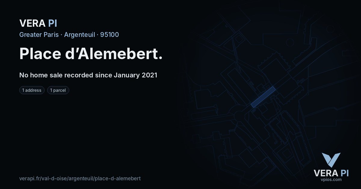 Place d’Alemebert, Argenteuil at night – every parcel coloured by the prices around it, the street's own parcels lit