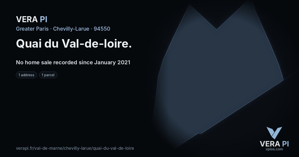 Quai du Val-de-loire, Chevilly-Larue at night – every parcel coloured by the prices around it, the street's own parcels lit