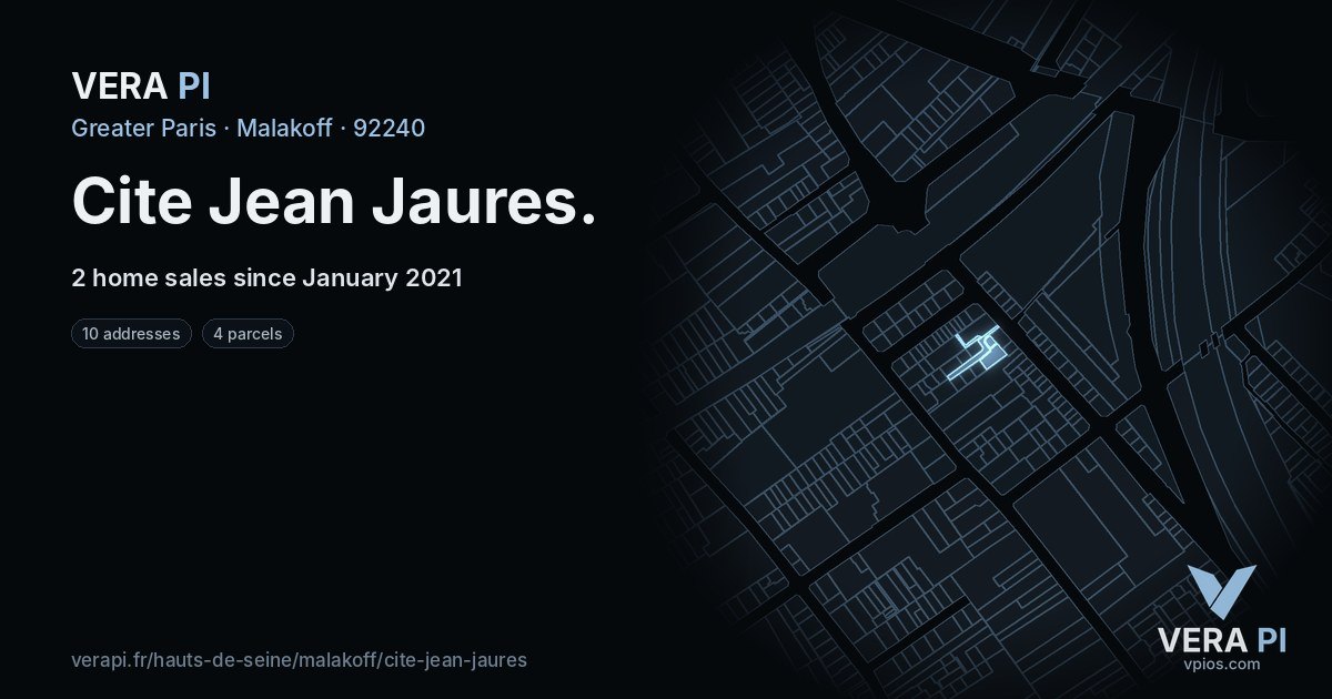 Cite Jean Jaures, Malakoff at night – every parcel coloured by the prices around it, the street's own parcels lit