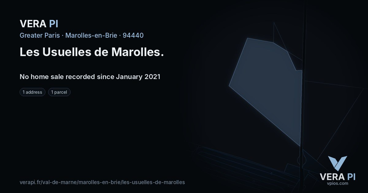 Les Usuelles de Marolles, Marolles-en-Brie at night – every parcel coloured by the prices around it, the street's own parcels lit