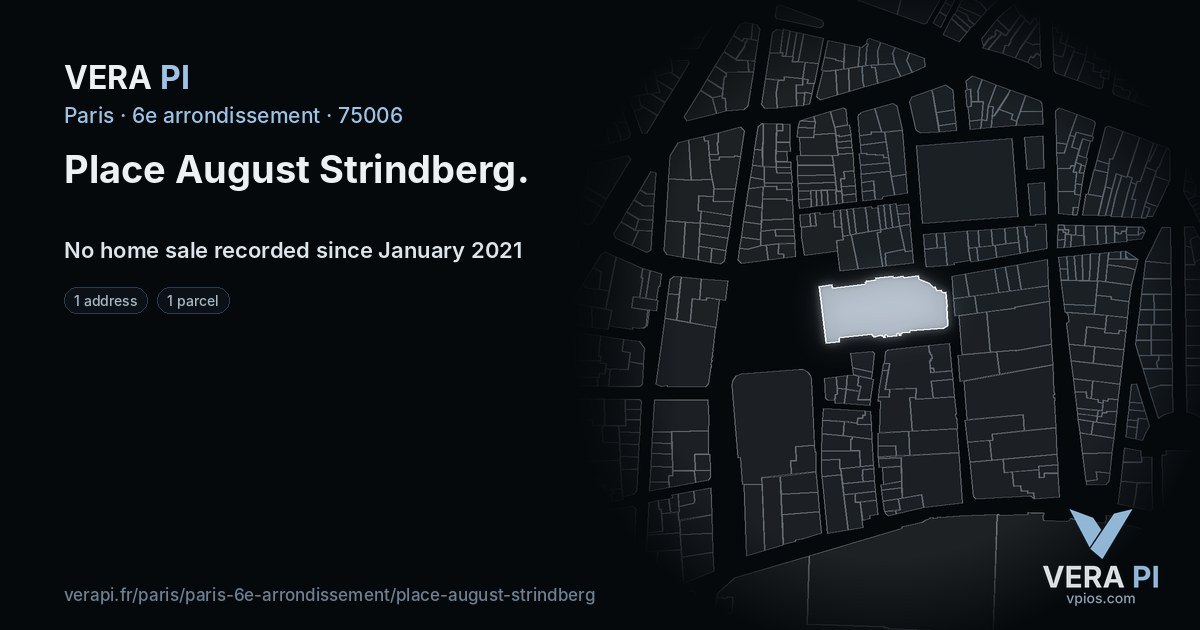 Place August Strindberg, 6e arrondissement at night – every parcel coloured by the prices around it, the street's own parcels lit