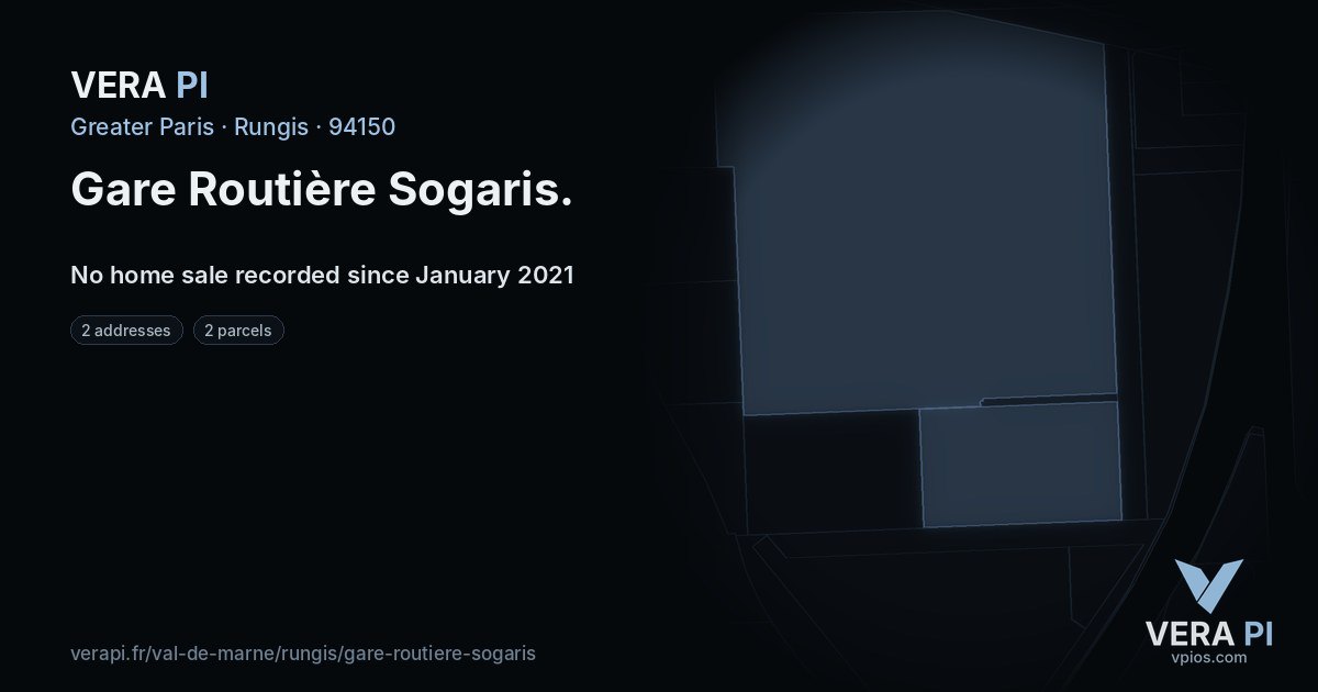 Gare Routière Sogaris, Rungis at night – every parcel coloured by the prices around it, the street's own parcels lit