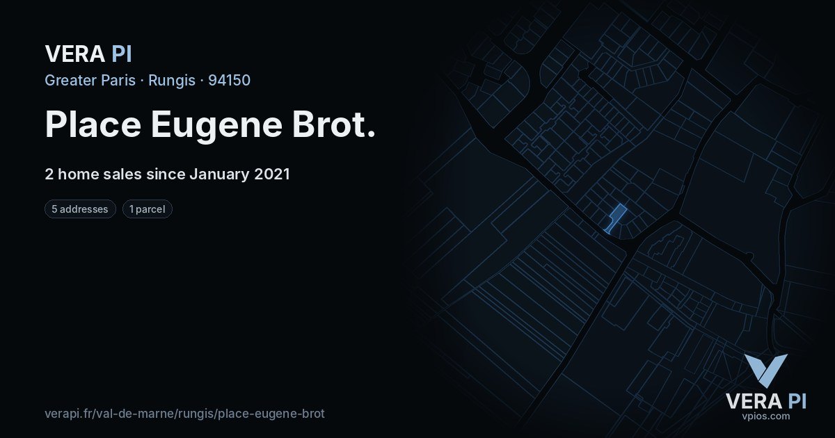 Place Eugene Brot, Rungis at night – every parcel coloured by the prices around it, the street's own parcels lit