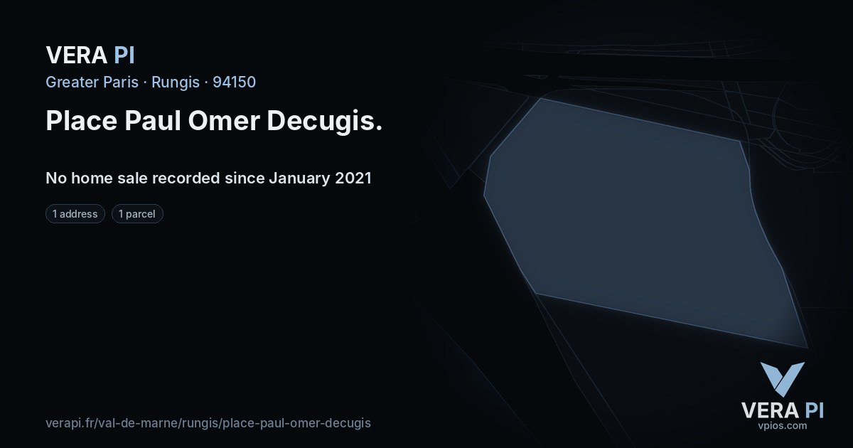 Place Paul Omer Decugis, Rungis at night – every parcel coloured by the prices around it, the street's own parcels lit