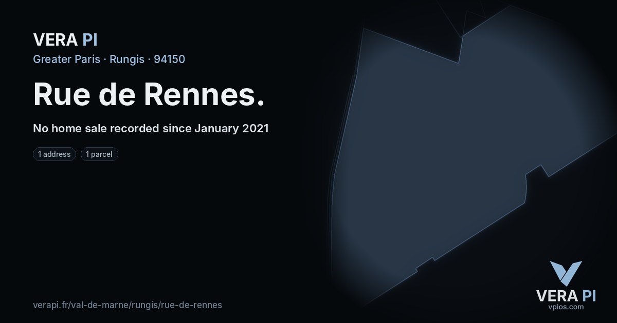 Rue de Rennes, Rungis at night – every parcel coloured by the prices around it, the street's own parcels lit