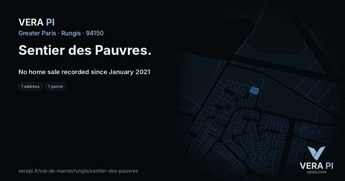Sentier des Pauvres, Rungis at night – every parcel coloured by the prices around it, the street's own parcels lit