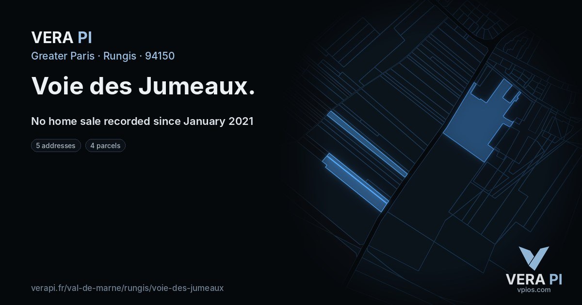 Voie des Jumeaux, Rungis at night – every parcel coloured by the prices around it, the street's own parcels lit