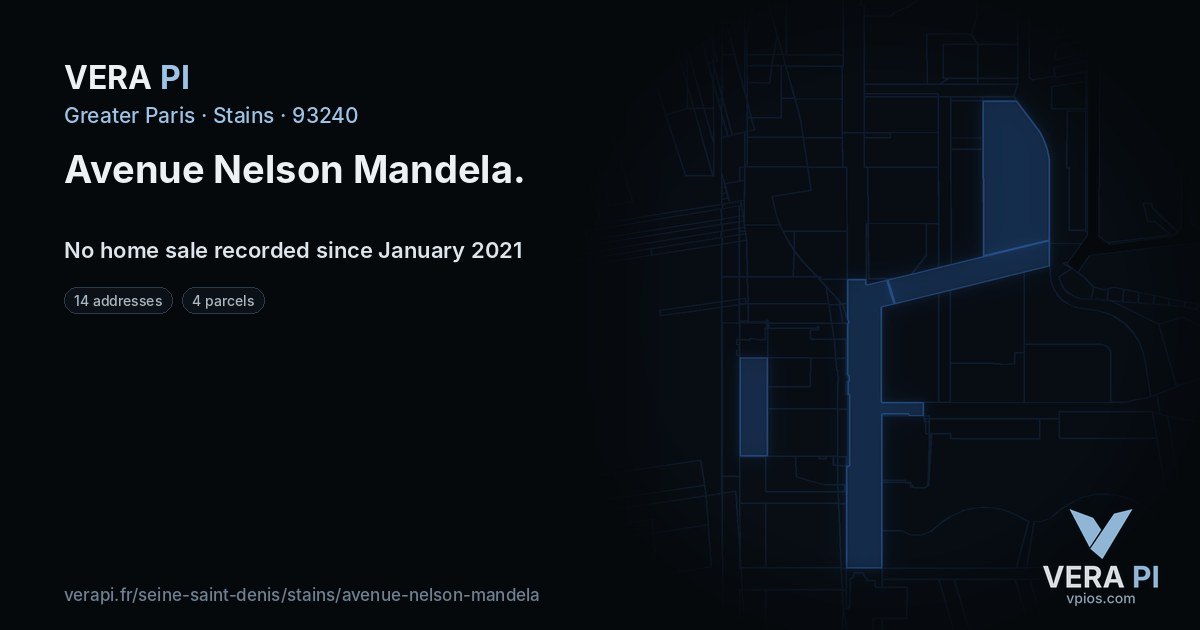 Avenue Nelson Mandela, Stains at night – every parcel coloured by the prices around it, the street's own parcels lit
