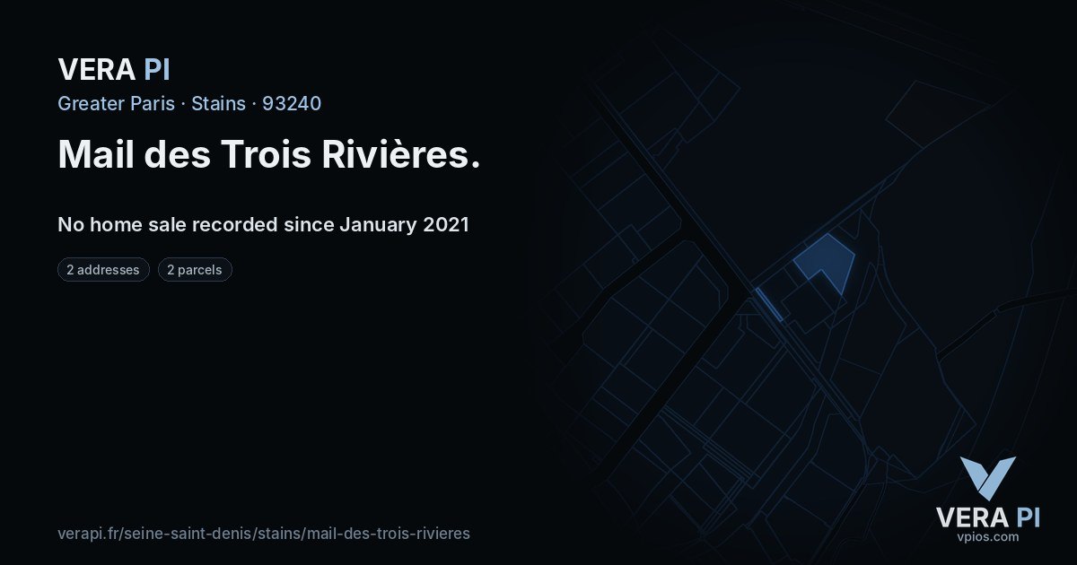 Mail des Trois Rivières, Stains at night – every parcel coloured by the prices around it, the street's own parcels lit