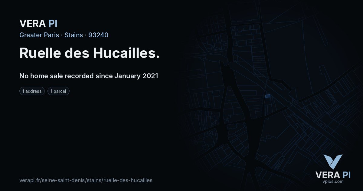 Ruelle des Hucailles, Stains at night – every parcel coloured by the prices around it, the street's own parcels lit