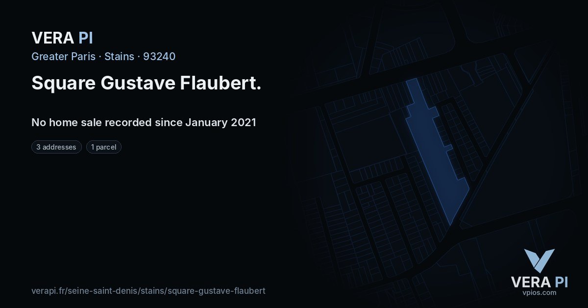Square Gustave Flaubert, Stains at night – every parcel coloured by the prices around it, the street's own parcels lit