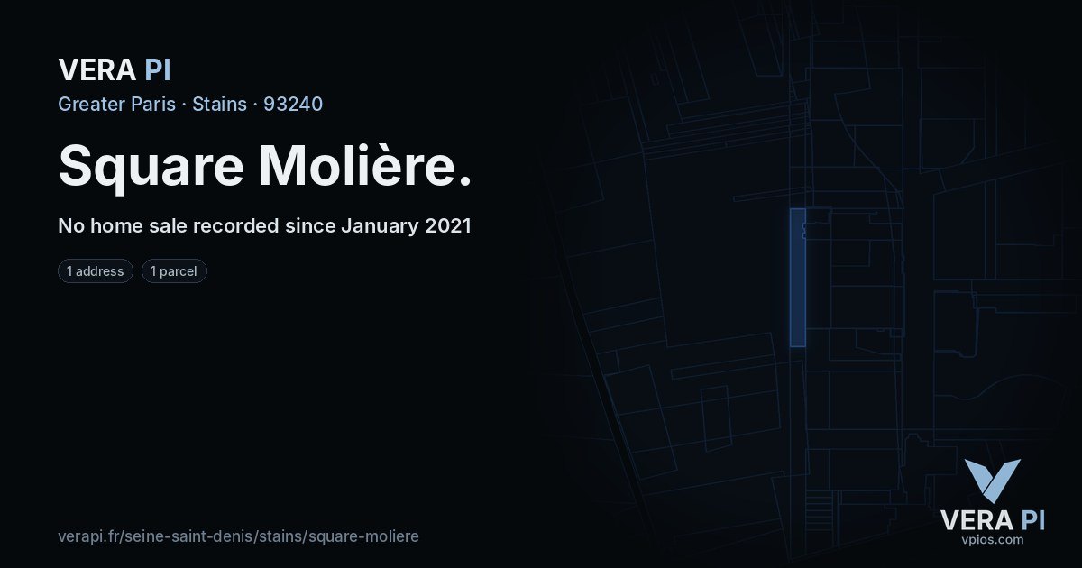 Square Molière, Stains at night – every parcel coloured by the prices around it, the street's own parcels lit