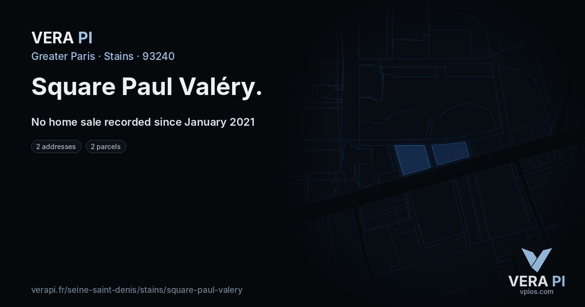 Square Paul Valéry, Stains at night – every parcel coloured by the prices around it, the street's own parcels lit