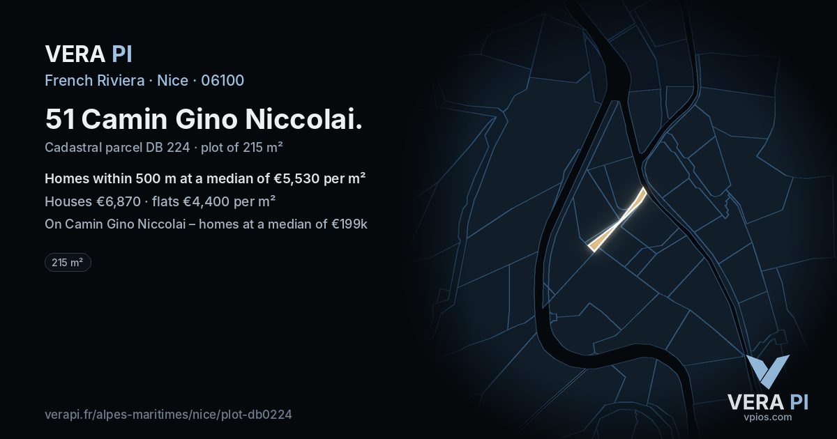 51 Camin Gino Niccolai, Nice at night – the plot lit, the parcels around coloured by the prices near them