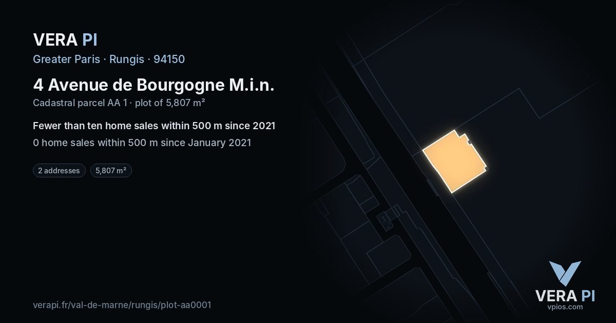 4 Avenue de Bourgogne M.i.n, Rungis at night – the plot lit, the parcels around coloured by the prices near them