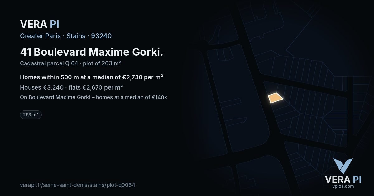41 Boulevard Maxime Gorki, Stains at night – the plot lit, the parcels around coloured by the prices near them