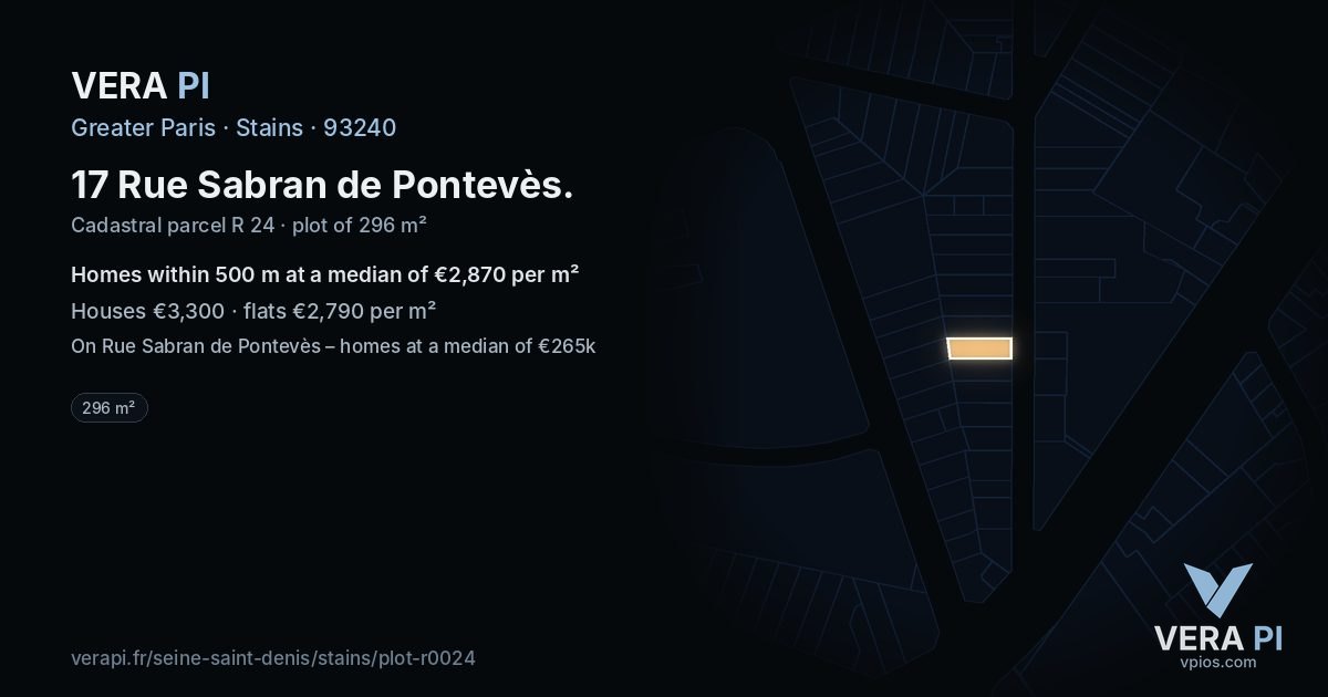 17 Rue Sabran de Pontevès, Stains at night – the plot lit, the parcels around coloured by the prices near them